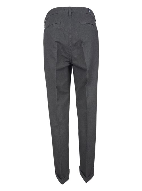 jeans donna tasca america in denim grigio Atelier Cigala's | 26-344-TS06099